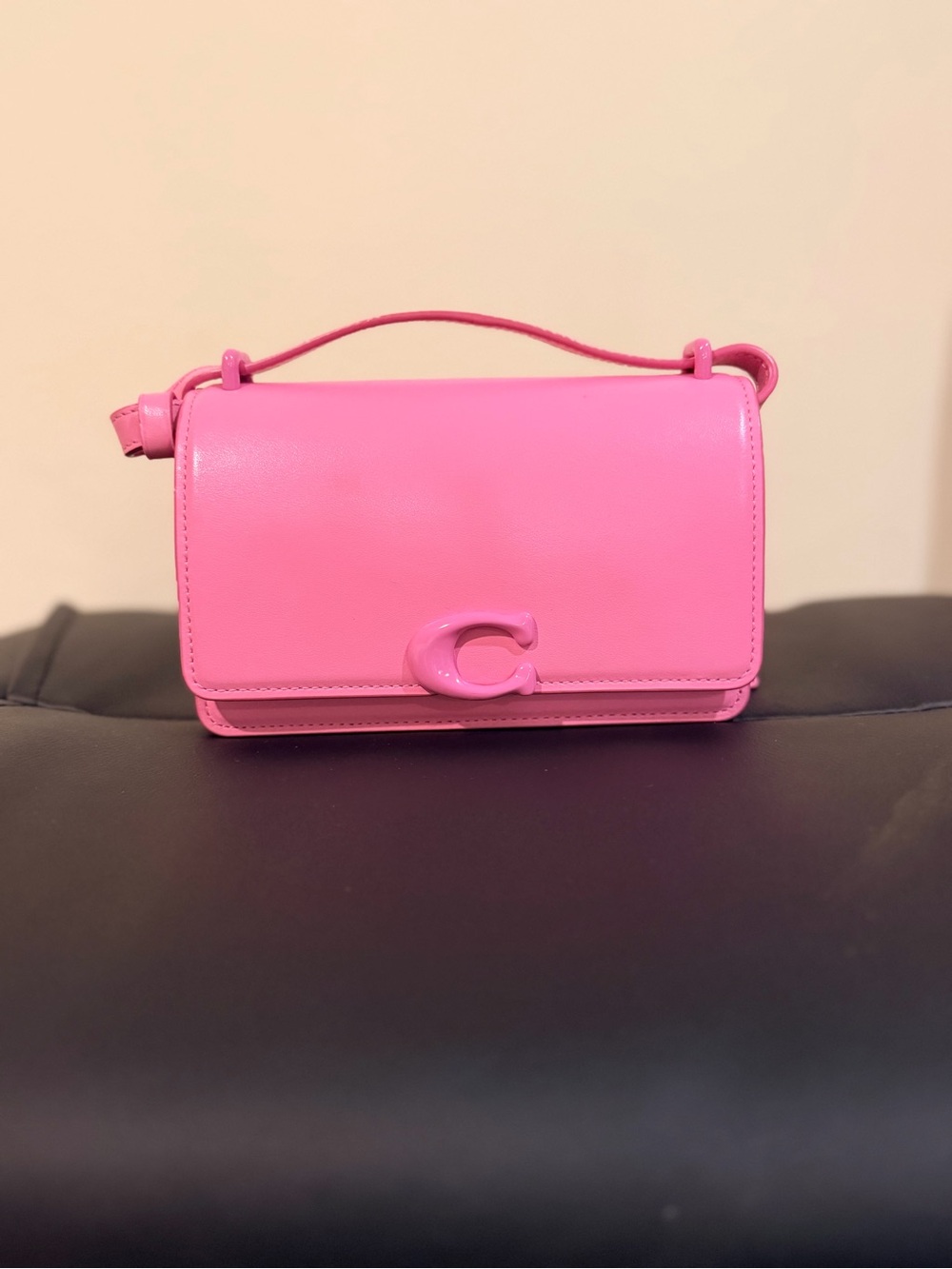 Pink Coach Bandit Crossbody bag